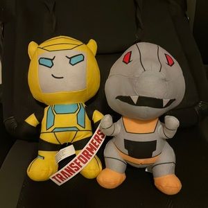 Two Transformers Stuffies